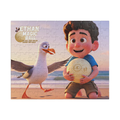 Fun Family Puzzle with Ethan and Magic Ball Design