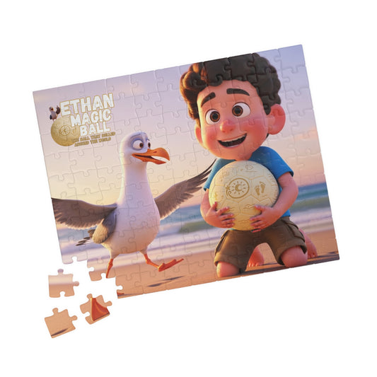 Fun Family Puzzle with Ethan and Magic Ball Design