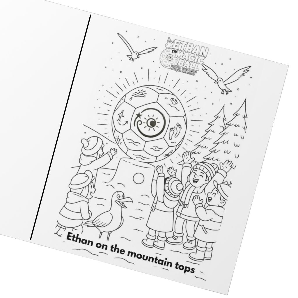 Ethan the Magic Ball (Coloring Book)